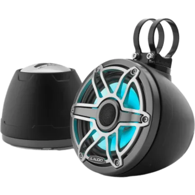 Sistema Cerrado Coaxial 6.5 in (165 mm) / Potencia RMS 75 W / Impedancia 4 Ω / Respuesta 100 Hz-25 kHz / Sensibilidad 89.5 dB / LED Transflective / Rejilla Deportiva Titanio / Cono Polipropileno con M