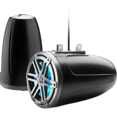 Bocina Cerrada para Torre / 7.7 in (196 mm) / Coaxial Cerrado / LED RGB / Rejilla Deportiva Gris / 70 W RMS / 4 Ω / 55 Hz-25 kHz / Sensibilidad 90.5 dB
