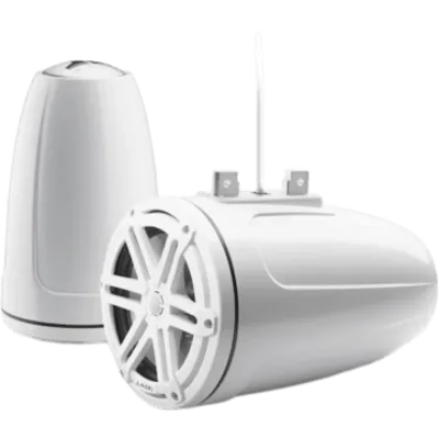 Bocinas Cerradas para Torre / 7.7" (196 mm) / Coaxial Cerrado / 70 W RMS / 4 Ω / Sensibilidad 90.5 dB / Respuesta 55 Hz-25 kHz / Rejilla Deportiva Blanca / Sin Iluminación LED / Conexión 16 AWG 3 m (1