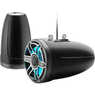 Bocinas Cerradas para Torre / JL Audio M6 / 8.8" / Coaxial Cerrado / LED Transflective™ / Rejilla Deportiva de Titanio / 125 W RMS / 4 Ω / 38 Hz - 20 kHz / 90.5 dB / Cable 16 AWG 3 m (10 pies) / Cable