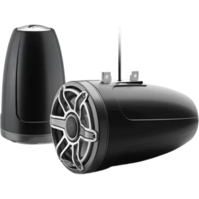 Bocinas Cerradas para Torre / 8.8" (224 mm) / Coaxial Cerrado / Acabado Titanio / Rejilla Deportiva de Titanio / RMS 125 W / Sensibilidad 90.5 dB / Respuesta 38 Hz-20 kHz / Impedancia 4 Ω / Amplificad