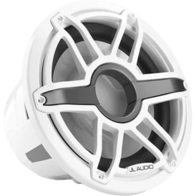 Subwoofer Náutico JL Audio M7 / 12" / Rejilla Deportiva Blanca / Deflector Infinito / 600 W RMS / 4 Ω / Sensibilidad 86.7 dB / Cono de Polipropileno Relleno de Mica / Montaje 306 mm (12.0625 in) / Pro
