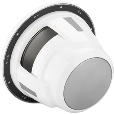 Subwoofer Náutico JL Audio M7 / 12" / Rejilla Deportiva Blanca / Deflector Infinito / 600 W RMS / 4 Ω / Sensibilidad 86.7 dB / Cono de Polipropileno Relleno de Mica / Montaje 306 mm (12.0625 in) / Pro