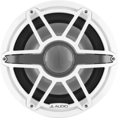 Subwoofer Náutico JL Audio M7 / 12" / Rejilla Deportiva Blanca / Deflector Infinito / 600 W RMS / 4 Ω / Sensibilidad 86.7 dB / Cono de Polipropileno Relleno de Mica / Montaje 306 mm (12.0625 in) / Pro
