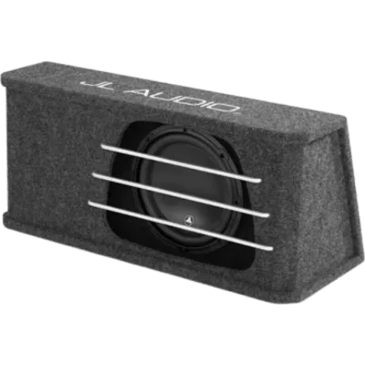 Subwoofer para Coche con Caja / W3v3 10" / 500 W RMS / Impedancia Nominal 2 Ω / Amplificador Recomendado 150-500 W / Cono de Polipropileno Relleno de Minerales / Carcasa con Puertos de Ranura Acoplada