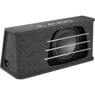 Subwoofer para Coche con Caja / 12″ (30.5 cm) / W3v3 / 500 W RMS / Impedancia 2 Ω / H.O. Wedge con Puertos de Ranura / Rejillas de Aluminio Incluidas / Terminal de Conexión de 5 Vías