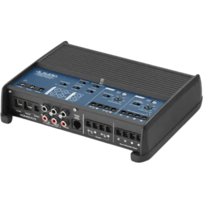 Amplificador Náutico y para Automóvil / 3 Canales (500 W) / Clase D / Principal 75 W x 2 + Subwoofer 180 W x 1 a 4 Ω / 100 W x 2 + 300 W x 1 a 2 Ω / Filtros Paso Alto y Paso Bajo 50 Hz-500 Hz / Fusibl