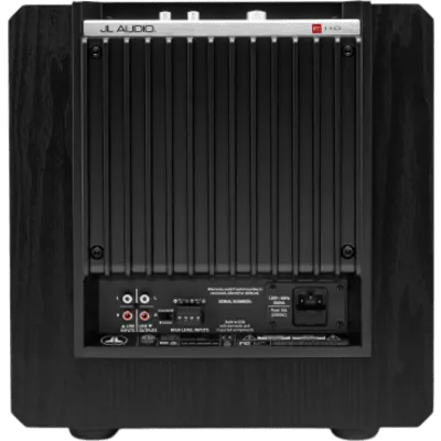 Subwoofer con Amplificador Integrado / 10" / 1200 W Short-Term / Respuesta de Frecuencia 25-116 Hz (±1.5 dB) / Carcasa Sellada / Acabado Negro Ceniza / Rejilla Incluida / Modos de Energía Desactivado-