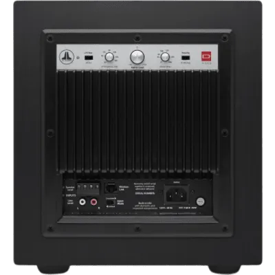 Subwoofer Activo con Amplificador Integrado / Driver 10" (254 mm) / Potencia 750 W RMS / Carcasa Sellada / Respuesta de Frecuencia 25-118 Hz / Filtro Paso Bajo 24 dB/octava / Fase Variable 0-280° / Ac