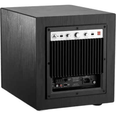 Subwoofer Activo con Amplificador Integrado / Driver 10" (254 mm) / Potencia 750 W RMS / Carcasa Sellada / Respuesta de Frecuencia 25-118 Hz / Filtro Paso Bajo 24 dB/octava / Fase Variable 0-280° / Ac