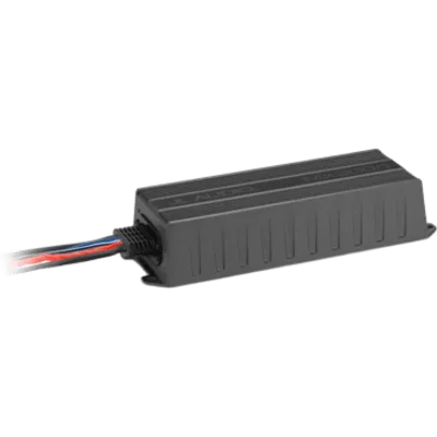 Amplificador Náutico y para Deportes de Motor / Monobloque Clase D / 300 W RMS a 2 Ω / IPX7 Resistente al Agua y Polvo / Filtro Paso Bajo 40-400 Hz / Ecualizador de Refuerzo de Graves / Control de Niv