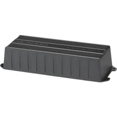 Amplificador Náutico y para Deportes de Motor / Monobloque Clase D / 300 W RMS a 2 Ω / IPX7 Resistente al Agua y Polvo / Filtro Paso Bajo 40-400 Hz / Ecualizador de Refuerzo de Graves / Control de Niv