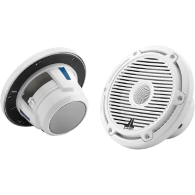 Bocina Náutica JL Audio M6 / 6.5″ / Coaxial / 75 W RMS / 4 Ω / 89.5 dB / 55 Hz-25 kHz / Rejilla Clásica Blanca / Sin Iluminación LED / Montaje 127-133 mm (5″-5.25″)