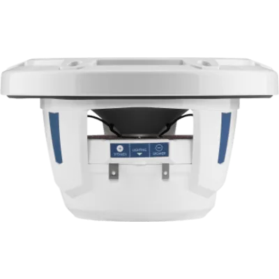 Bocina Náutica JL Audio M6 / 6.5″ / Coaxial / 75 W RMS / 4 Ω / 89.5 dB / 55 Hz-25 kHz / Rejilla Clásica Blanca / Sin Iluminación LED / Montaje 127-133 mm (5″-5.25″)