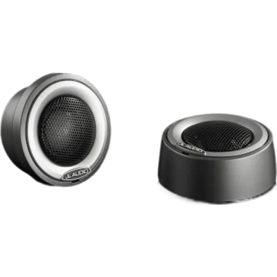 Tweeter Marino de Componentes / 1 in (25 mm) / Diafragma Domo de Seda / 75 W RMS / 4 Ω / 91 dB a 1 W/1 m / 4.8 kHz–25 kHz (±3 dB) / Filtro Pasa-Altas Externo de Tercer Orden / Protección Electrónica A