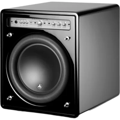 Subwoofer Fathom v2 con Amplificador Integrado / 10″ / 1100 W Short Term / 27-111 Hz (±1.5 dB) / Carcasa Sellada / Negro Brillante / D.A.R.O. / RCA y XLR / Rejillas Incluidas