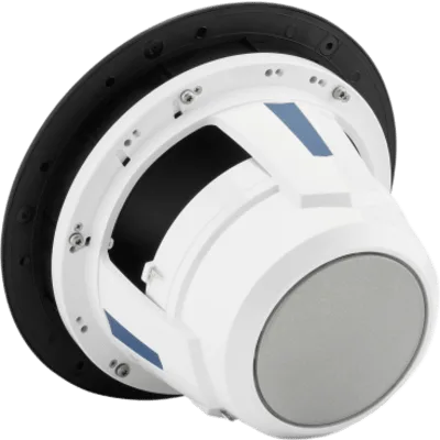 Subwoofer Náutico / 8" (203.2 mm) / Deflector Infinito / 200 W RMS / 4 Ω / Sensibilidad 86.8 dB / Cono de Polipropileno Relleno de Mica / Rejilla Luxe Negro / Conectores de Pala / Sin Iluminación LED