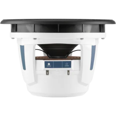 Subwoofer Náutico / 8" (203.2 mm) / Deflector Infinito / 200 W RMS / 4 Ω / Sensibilidad 86.8 dB / Cono de Polipropileno Relleno de Mica / Rejilla Luxe Negro / Conectores de Pala / Sin Iluminación LED