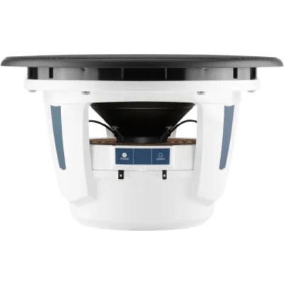 Subwoofer Náutico / 10" (254 mm) / Rejilla Luxe en Negro / Impedancia 4 Ω / Potencia RMS 250 W / Sensibilidad 86.4 dB SPL / Cono de Polipropileno Relleno de Mica Moldeado por Inyección / Deflector Inf