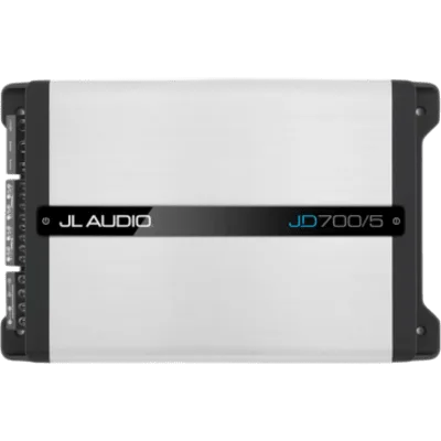 Amplificador de Sistema para Coche / 5 Canales / 700 W / Clase D / 4 x 75 W RMS + 1 x 180 W RMS a 4 Ω / 4 x 100 W RMS + 1 x 300 W RMS a 2 Ω / Filtros Paso Alto, Paso Bajo y Paso de Banda / Refuerzo de