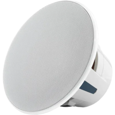 Subwoofer Náutico 10" / Rejilla Luxe Blanca / Deflector Infinito / 250 W RMS / 4 Ω / Cono de Polipropileno Relleno de Mica / Sensibilidad 86.4 dB / Conexiones de Pala