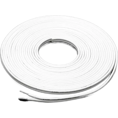 Cable de Altavoz Marino / 16 AWG Real / 2 Conductores Paralelos / Cobre OFC Estañado / Cubierta PVC Blanco Flexible / 25 pies (7.62 m) / JL Audio
