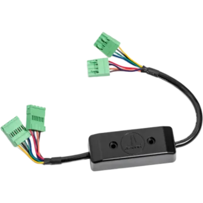 Adaptador de Detección de Carga / 4 Canales / Compatible con DSP de Integración FiX 82 y FiX 86 / Funcionamiento Pasivo / Evita el Silenciamiento del Amplificador Original / Largo Total con Cableado 4