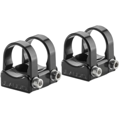 Accesorio de Montaje para Sistema Cerrado VeX™ / Montaje en Tubo 1.25 in (31.75 mm) / Abrazadera Giratoria de Perfil Bajo / Aluminio Anodizado Negro / Acero Inoxidable Marino / Resistente a UV y Corro