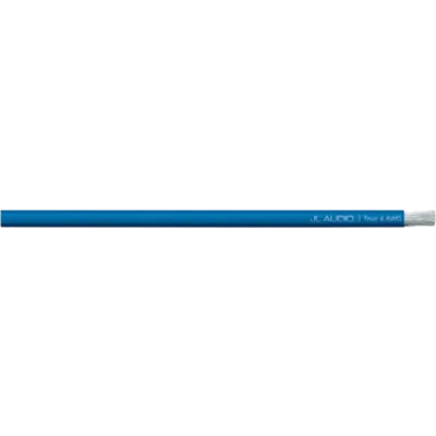 Cable de Alimentación / Calibre 4 AWG Real / Longitud 100 pies (30.48 m) / Cobre Puro OFC / 1,862 Hebras / Cobre Estañado / Recubrimiento PVC / Capacidad Hasta 100 A / Uso Marino / Color Azul Translúc