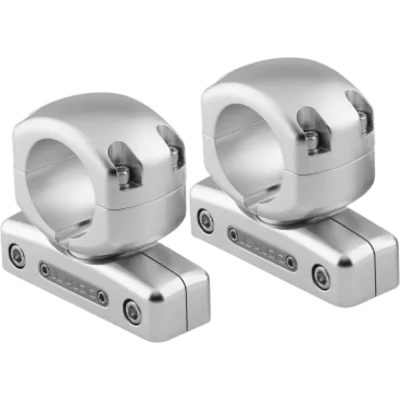 Accesorio de Montaje para Altavoz de Torre Cerrado / Montaje en Tubo Giratorio 2" (50.8 mm) / Par de Soportes / Acero Inoxidable / Giro 334° / Compatible con JL Audio ETXv2 y ETXv3 / Instalación en Tu