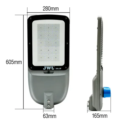 Luminario Urbano LED / 200W / Flujo Luminoso 32 000 lm / Fotocelda Integrada / Ángulo de Luz 105°-135° / IP65 / Vida Útil 50 000 h