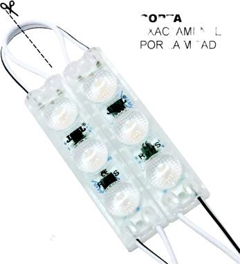 Cadena de Módulos LED / 20 Unidades en Serie / 4 500 Lúmenes / 50W / IP65 / 2 700 K / 110V / Montaje Adhesivo