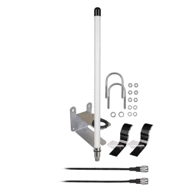 Antena LoRa / 6 dBi / 863-928 MHz / Dipolo Colineal / IP67 / Viento 240 km/h (150 mph) / Cable 1 m (3.28 ft)