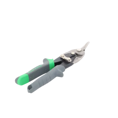 Tijeras de Aviación / Corte Derecho / Cortacables Integrado / Acero Calibre 18 / Inoxidable Calibre 22 / Bloqueo por Resorte