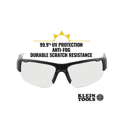 Gafas de Seguridad / Semimarco PRO / Cristales Ahumados Int/Ext / ANSI Z87.1+ / MIL-PRF-32432A Clase 1