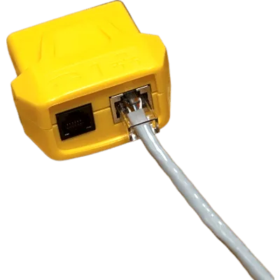 Transmisor Remoto de Repuesto / Identificación Numerada / Prueba Coaxial, Voz, Datos y Video / Conectores F, RJ11, RJ12 y RJ45 / 2" x 1.25" (5.1 x 3.2 cm)