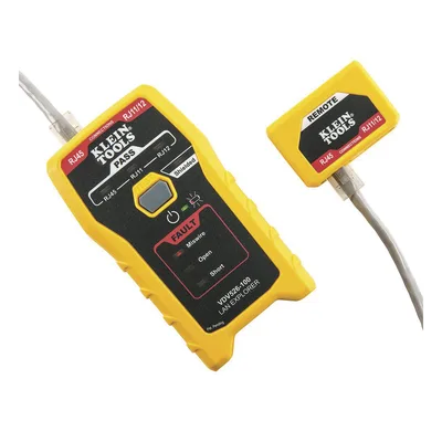 Probador de Cables de Red / Prueba Cat3, Cat5e, Cat6/6a / Transmisor Remoto Integrado / LED de Estado / Batería 9V 80 h / 116 g