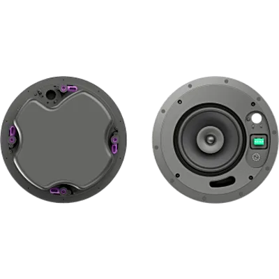 Altavoz de Techo Pasivo 2 Vías | 6.5" (165 mm) Coaxial | 8Ω y 70V/100V | 30W Continuo | 90dB Sensibilidad | 105dB SPL Continuo | 107dB Pico | Plenum Rated UL2043 y UL1480A | Perfil Bajo Caja Cerrada |