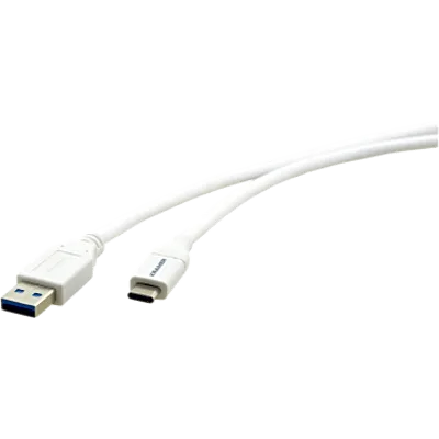 Cable USB 3.2 Gen-2 SuperSpeed+ | USB-C Macho a USB-C Macho | 10 Gbps | 4K@60 Video | 100W Power Delivery | K-Lock Integrado | Triple Blindaje | 0.9 m (3 ft)
