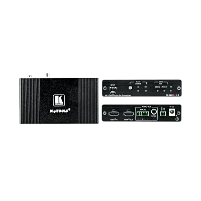 Desembebedor de Audio HDMI / 4K 60 Hz UHD (4:4:4) / 18 Gbps / HDR / HDCP 2.2 / Salidas S/PDIF y Balanceado / ARC / EDID Inteligente