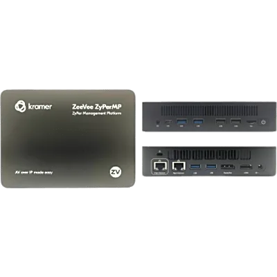 Plataforma de Gestión AV over IP | Linux Appliance NUC | Intel Alder-N Lake N100 | 8 GB DDR4 | 128 GB SSD | Dual Gigabit LAN | Soporte hasta 120 Encoders/Decoders | Incluye Fuente de Poder | VESA 75x7