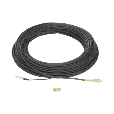 Rollo de Fibra Óptica Drop / G.657A2 Monomodo Simplex / 100 m (328 pies) / SC/APC-SC/APC / Interior y Exterior