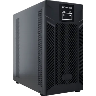 Módulo de Baterías Externo para UPS On-line / 24 VDC / 4 Baterías VRLA 12V 9Ah / Expansión Daisy Chain / Torre Compacta / Plug and Play