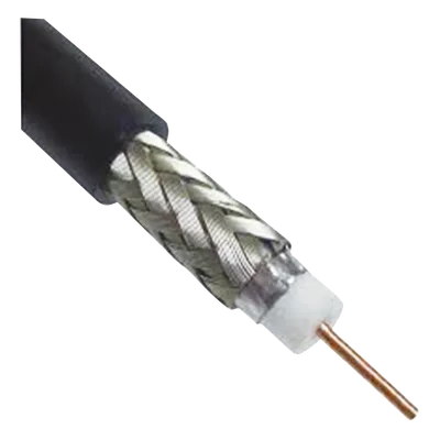Cable Coaxial RG-8/X / 305m (1000 ft) / Baja Pérdida 4.5 dB/100m a 1 GHz / 50 Ohms / Triple Blindaje / Exterior UV
