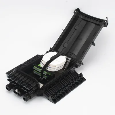 Caja de Distribución de Fibra Óptica / 16 Puertos SC/APC / IP68 / IK10 / Splitter 1x16 Incluido / Instalación Aérea, Poste o Pared