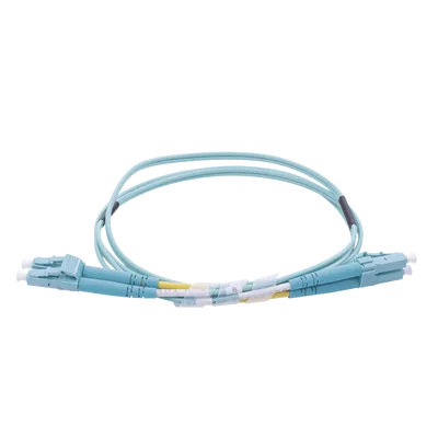 Jumper de Fibra Óptica / OM4 50/125 / LC-LC Dúplex / OFNR Riser / 2.0 mm / 1 m (3.28 pies)