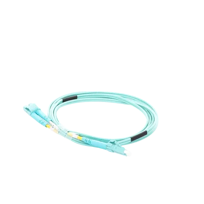 Jumper de Fibra Óptica / OM4 50/125 µm / LC-LC Dúplex / OFNR Riser / 2.0 mm / 2 Metros (6.56 Pies)