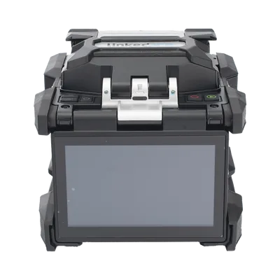 Fusionadora de Fibra Óptica / Alineación por Núcleo / 6 Motores / 5 s por Empalme / 360 Empalmes por Carga / GPS con SIM / 4G y Nube / Pantalla Táctil 5"