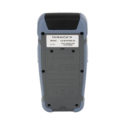 Mini OTDR para Fibra Óptica / Monomodo 1310nm y 1550nm / Rango Dinámico 24dB/22dB / VFL 10mW / OPM Integrado / Mapeo RJ45 / Alcance 128 km / Pantalla 3.5" / 12 Horas de Medición Continua