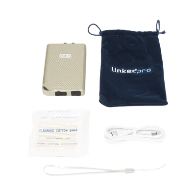 OTDR Portátil / Longitud de Onda 1550 nm / Rango Dinámico 24 dB / Zona Muerta 1.5 m / VFL 10 mW / OPM / USB-C / Android